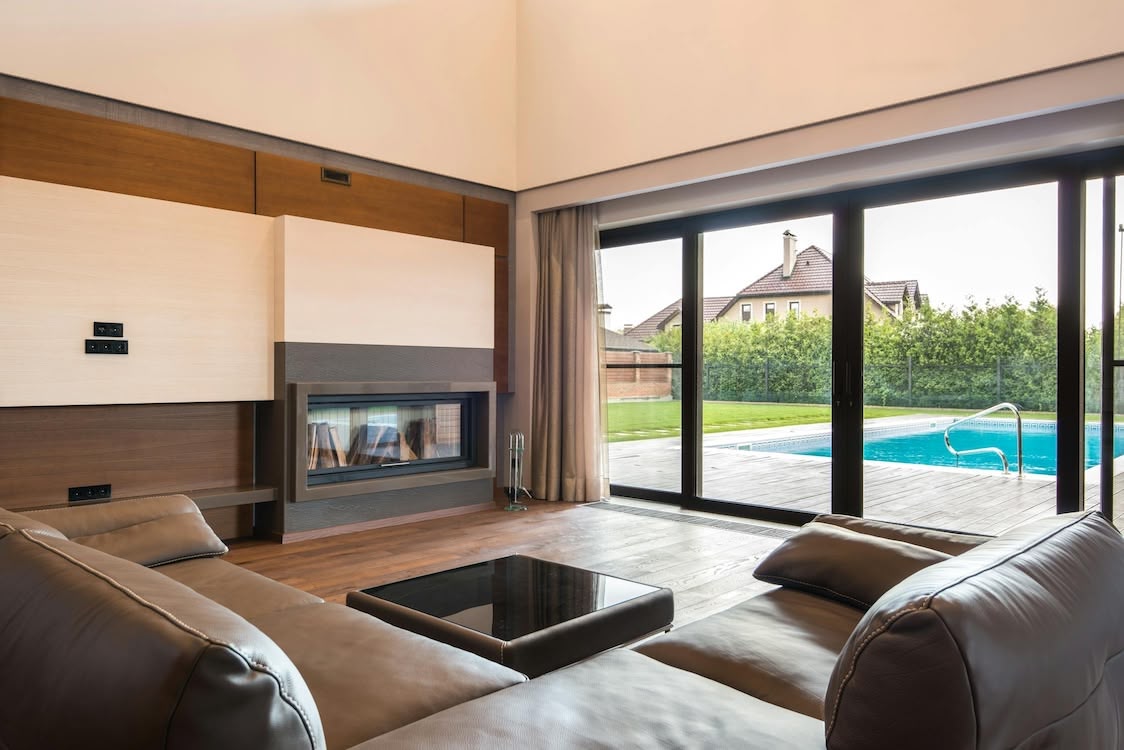 Room with a view of the pool